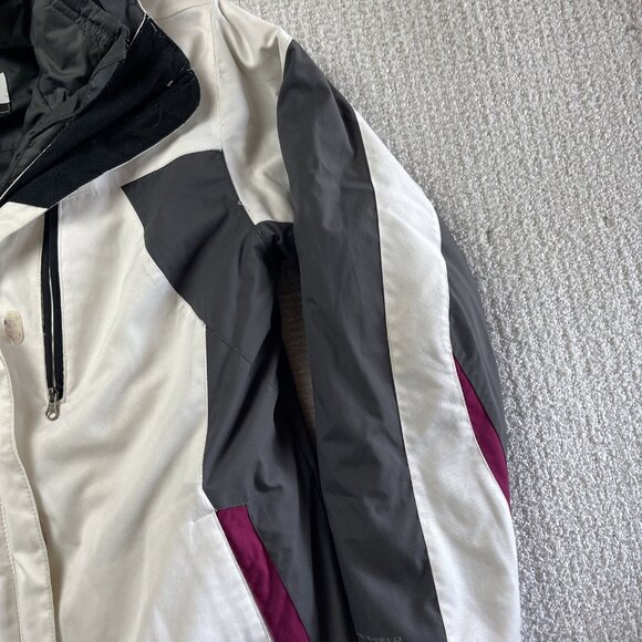 Columbia Sport Omni-Shield Jacket Interchange White Purple Ski  Wom Sz S Read** - Picture 4 of 16